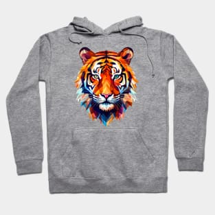 Geometric Tiger Hoodie